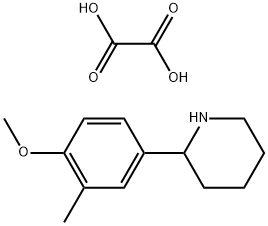 2-(4-METHOXY-3-METHYL-PHENYL)-PIPERIDINE, OXALIC ACID 结构式