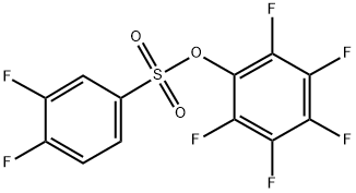 PENTAFLUOROPHENYL 3,4-DIFLUORO-BENZENESULFONATE 结构式