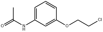 N-[3-(2-CHLORO-ETHOXY)-PHENYL]-ACETAMIDE 结构式
