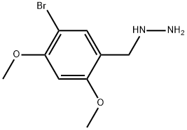 5-BROMO-2,4-DIMETHOXY-BENZYL-HYDRAZINE 结构式