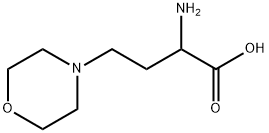 2-AMINO-4-MORPHOLIN-4-YL-BUTYRIC ACID 结构式