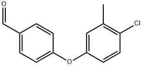 4-(4-CHLORO-3-METHYLPHENOXY)BENZALDEHYDE 结构式