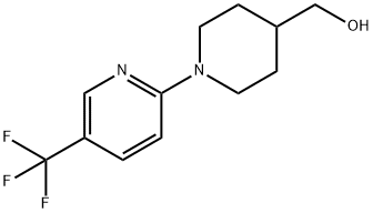 (1-[5-(TRIFLUOROMETHYL)PYRIDIN-2-YL]PIPERIDIN-4-YL)METHANOL 结构式