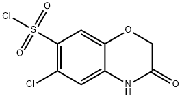 6-Chloro-3-oxo-3,4-dihydro-2H-benzo[b][1,4]oxazine-7-sulfonylchloride