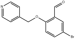 5-BROMO-2-(PYRIDIN-4-YLMETHOXY)BENZALDEHYDE 结构式