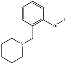 2-[(1-PIPERIDINO)METHYL]PHENYLZINC IODIDE 结构式