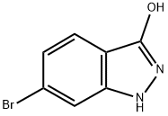 6-BROMO-3-HYDROXY (1H)INDAZOLE 结构式