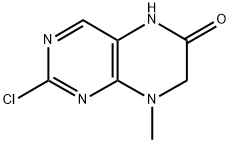 2-CHLORO-8-METHYL-7,8-DIHYDROPTERIDIN-6(5H)-ONE 结构式
