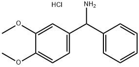 C-(3,4-DIMETHOXY-PHENYL)-C-PHENYL-METHYL-AMMONIUM CHLORIDE 结构式