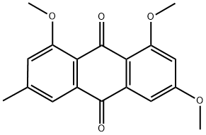1,3,8-TRIMETHOXY-6-METHYL-ANTHRAQUINONE 结构式