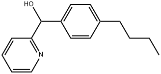 4-N-BUTYLPHENYL-(2-PYRIDYL)METHANOL 结构式