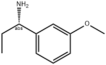 (1S)-1-(3-METHOXYPHENYL)PROPYLAMINE 结构式