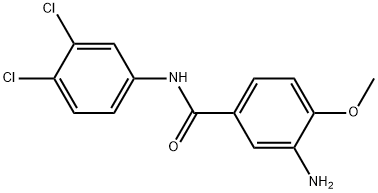 N-(3,4-DICHLOROPHENYL)-3-AMINO-4-METHOXYBENZAMIDE 结构式