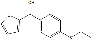 4-ETHYLTHIOPHENYL-(2-FURYL)METHANOL 结构式