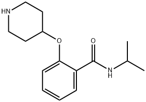 N-异丙基-2-(哌啶4-基氧)苯甲氨 结构式