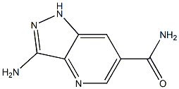 3-Amino-1H-pyrazolo[4,3-b]pyridine-6-carboxamide 结构式