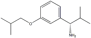(1S)-2-METHYL-1-[3-(2-METHYLPROPOXY)PHENYL]PROPYLAMINE 结构式