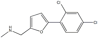 1-(5-(2,4-DICHLOROPHENYL)-2-FURYL)-N-METHYLMETHANAMINE 结构式