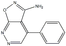 4-PHENYLISOXAZOLO[5,4-C]PYRIDAZIN-3-AMINE 结构式