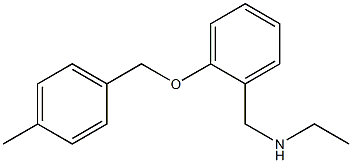 N-(2-((4-METHYLBENZYL)OXY)BENZYL)ETHANAMINE 结构式