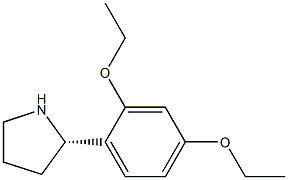 1-((2S)PYRROLIDIN-2-YL)-2,4-DIETHOXYBENZENE 结构式