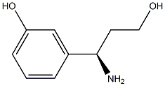 (R)-3-(1-AMINO-3-HYDROXY-PROPYL)-PHENOL 结构式