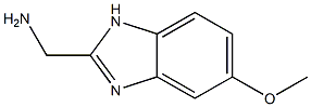 C-(5-METHOXY-1H-BENZIMIDAZOL-2-YL)-METHYLAMINE 结构式