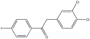 2-(3,4-DICHLOROPHENYL)-4'-IODOACETOPHENONE 结构式