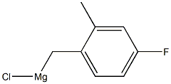 4-FLUORO-2-METHYLBENZYLMAGNESIUM CHLORIDE 结构式