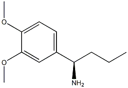 (1R)-1-(3,4-DIMETHOXYPHENYL)BUTYLAMINE 结构式