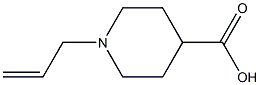 1-烯丙基4-哌啶甲酸 结构式