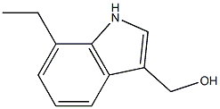 (7-ETHYL-1H-INDOL-3-YL)METHANOL 结构式