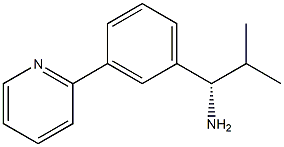 (1S)-2-METHYL-1-(3-(2-PYRIDYL)PHENYL)PROPYLAMINE 结构式