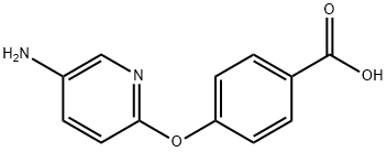 4-[(5-AMINOPYRIDIN-2-YL)OXY]BENZOIC ACID 结构式