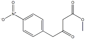 4-(4-Nitro-phenyl)-3-oxo-butyric acid methyl ester 结构式