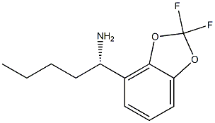 (1S)-1-(2,2-Difluorobenzo[d]1,3-dioxolen-4-yl)pentylamine 结构式