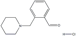 2-PIPERIDIN-1-YLMETHYLBENZALDEHYDE HYDROCHLORIDE 结构式