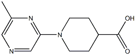 1-(6-METHYLPYRAZIN-2-YL)PIPERIDINE-4-CARBOXYLIC ACID 结构式