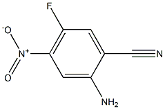 2-AMINO-5-FLUORO-4-NITROBENZONITRILE 结构式