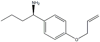 (1R)-1-(4-PROP-2-ENYLOXYPHENYL)BUTYLAMINE 结构式