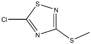 5-CHLORO-3-METHYLSULFANYL-[1,2,4]THIADIAZOLE 结构式