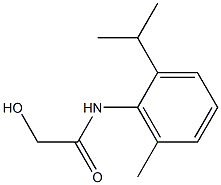2-Hydroxy-N-(2-isopropyl-6-methylphenyl)acetamide 结构式