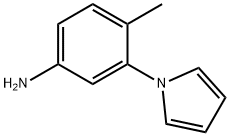 4-METHYL-3-(1H-PYRROL-1-YL)ANILINE 结构式