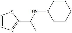 PIPERIDIN-1-YL-(1-THIAZOL-2-YL-ETHYL)-AMINE 结构式