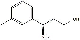 (R)-3-AMINO-3-M-TOLYL-PROPAN-1-OL 结构式