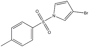 3-BROMO-1-(TOLUENE-4-SULFONYL)-1H-PYRROLE 结构式