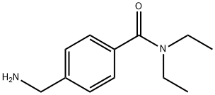 4-(氨基甲基)-N,N-二乙基苯甲酰胺 结构式