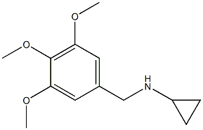 (1R)CYCLOPROPYL(3,4,5-TRIMETHOXYPHENYL)METHYLAMINE 结构式