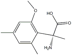 (2R)-2-AMINO-2-(6-METHOXY-2,4-DIMETHYLPHENYL)PROPANOIC ACID 结构式