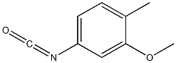 4-ISOCYANATO-2-METHOXY-1-METHYLBENZENE 结构式